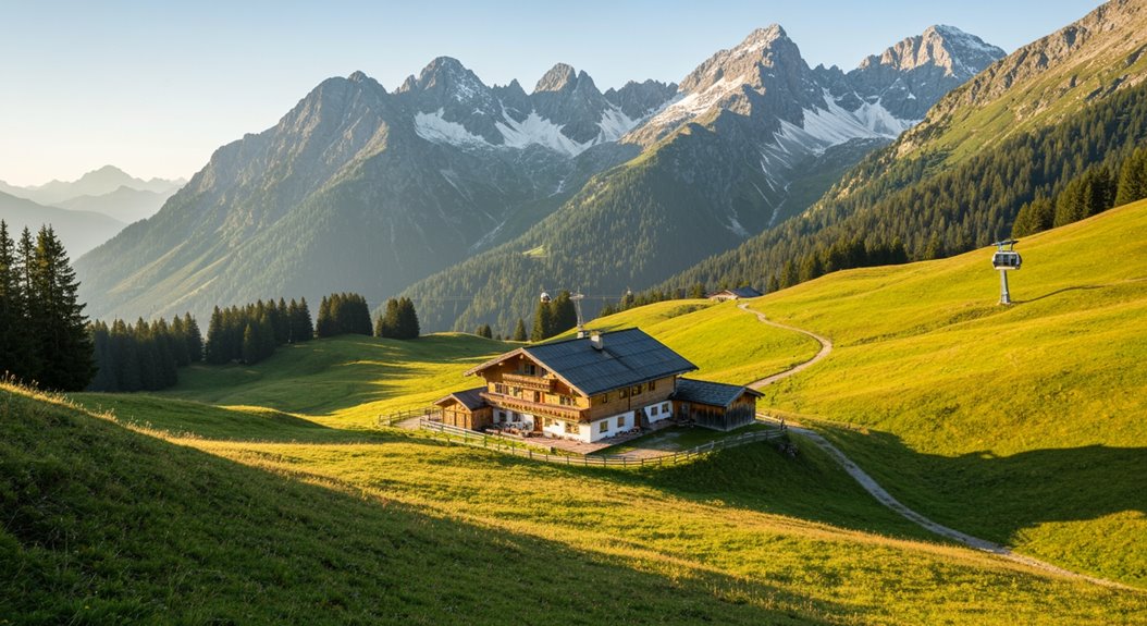 alpine Schönheit und Ruhe