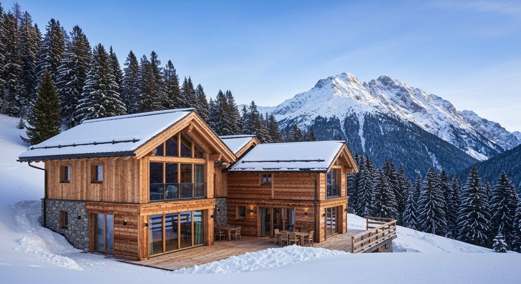 luxuriöse Alpen-Chalet-Retreats
