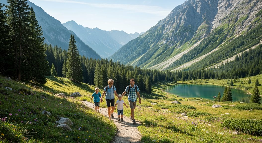österreichische alpine Familienabenteuer