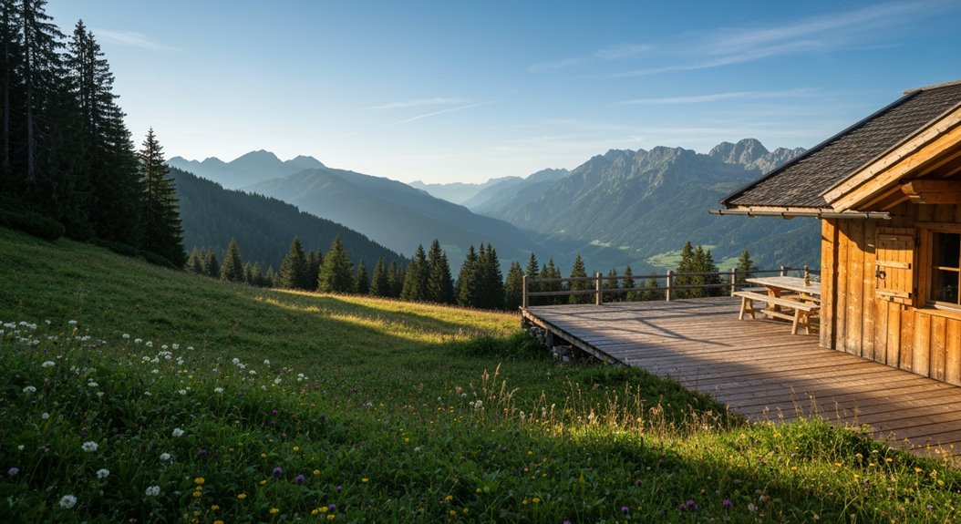 gemütlicher alpiner Hüttenurlaub