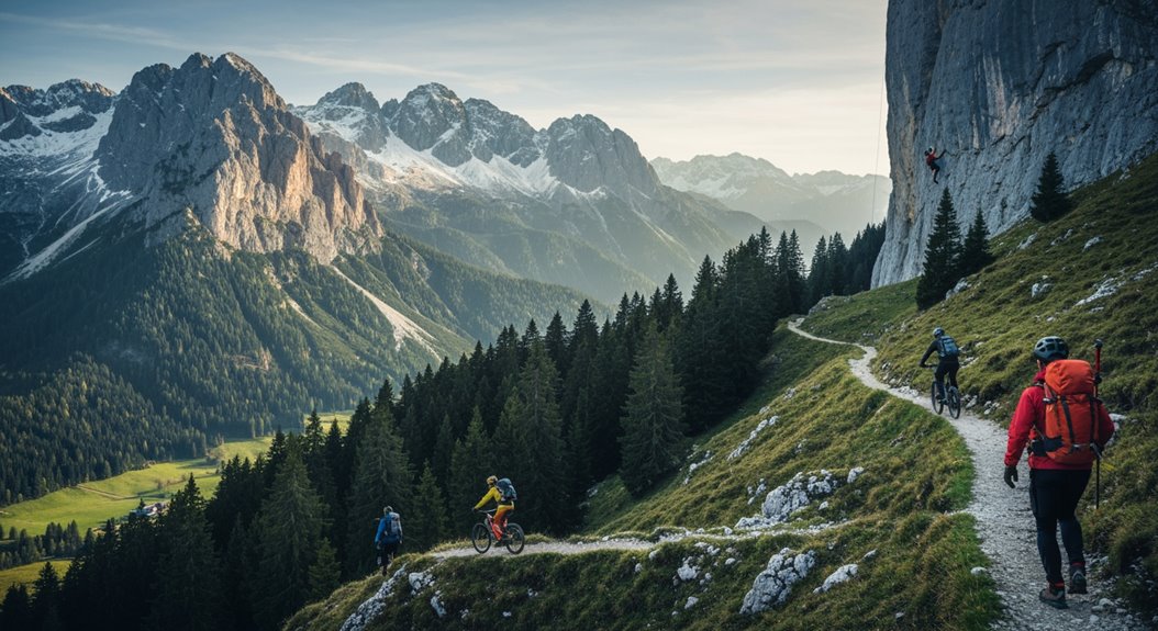 vielfältige malerische Wandergebiete