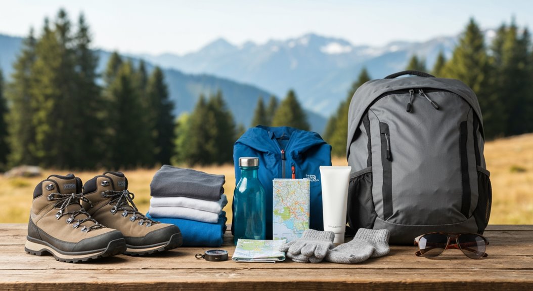 grundausrüstung zum wandern