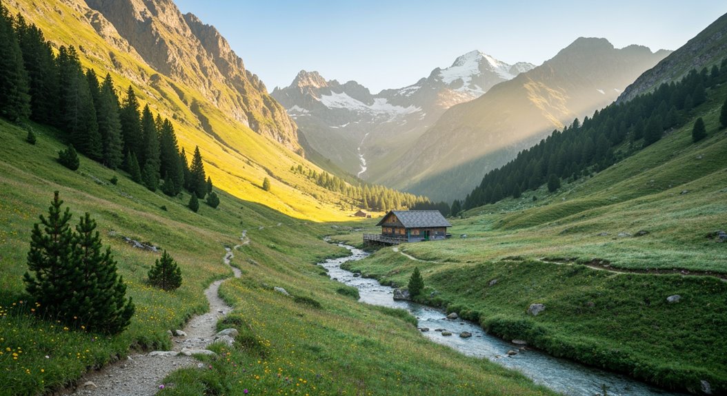 versteckte alpine Dorfabenteuer