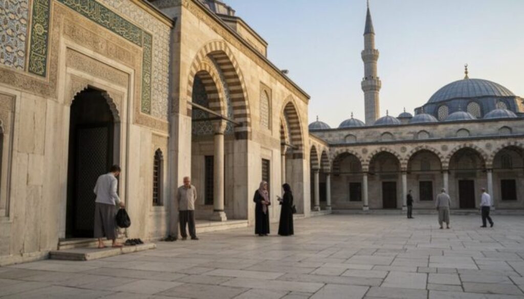 Moscheebesuchs-Etikette in der Türkei