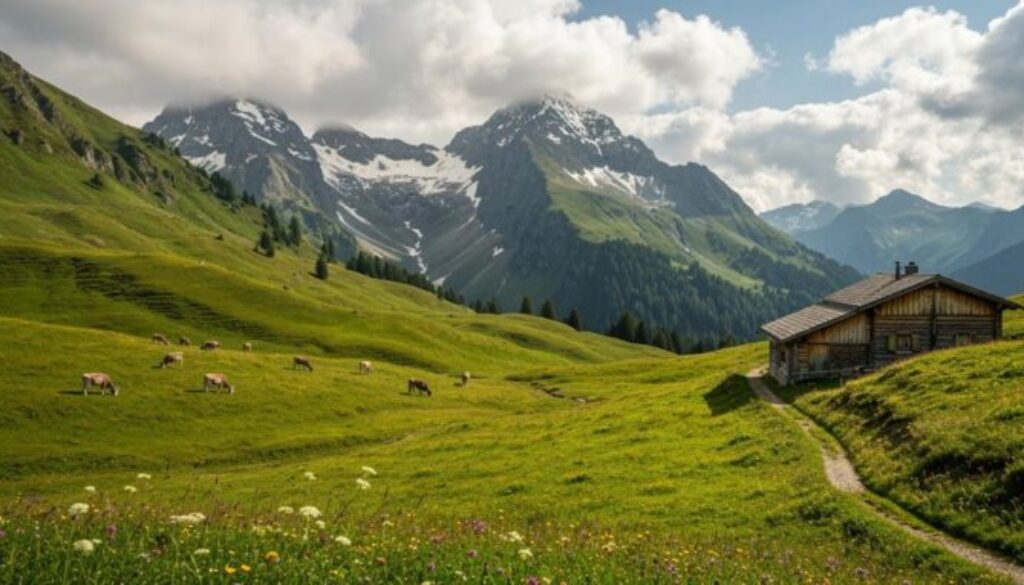 Bergwiesen-Urlaubsidylle