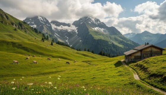 Bergwiesen-Urlaubsidylle