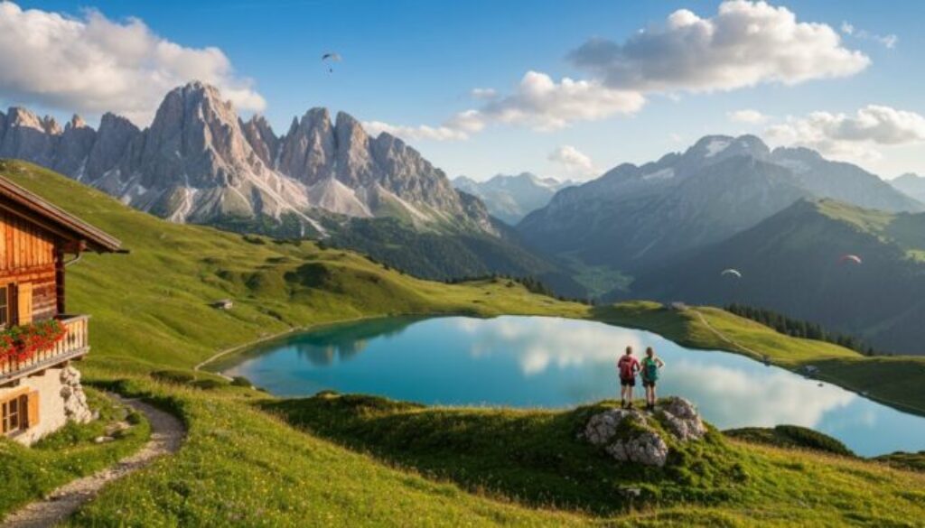 perfektes Reiseziel für Berge
