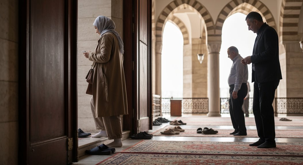 respektvolle Kleidung für die Moschee