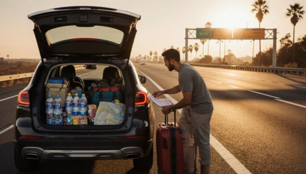Checkliste für die wichtigsten Dinge für einen Roadtrip durch den Süden