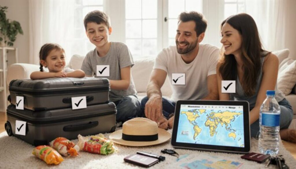 stressfreie Planung des Familienurlaubs
