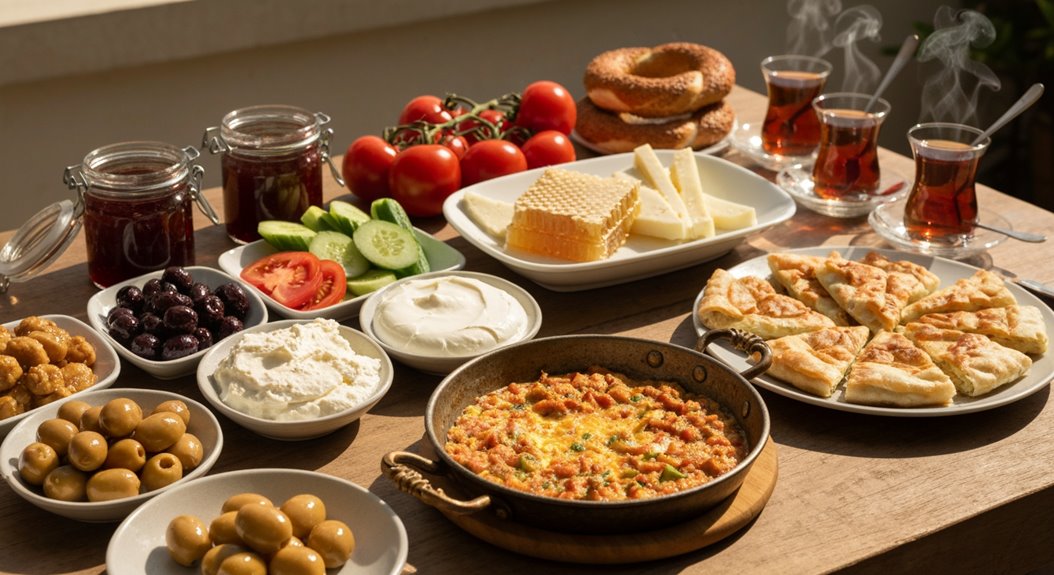 Türkisches Frühstück, lebendige Fülle