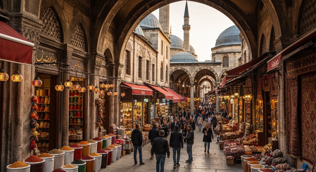 die lebhaften Märkte von Istanbul